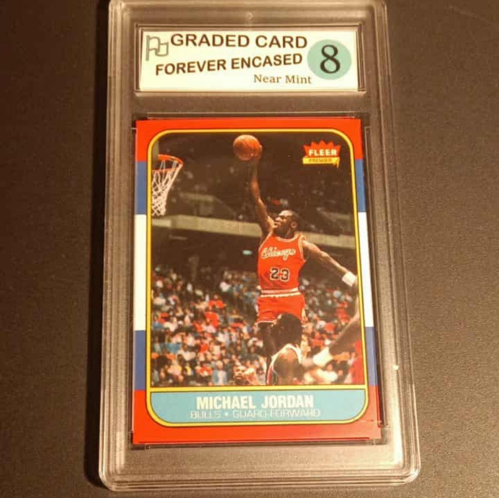 1986-87 Fleer Michael Jordan Rookie Card #57 MINT Chicago Bulls *RP*